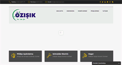 Desktop Screenshot of ozisikticaret.com